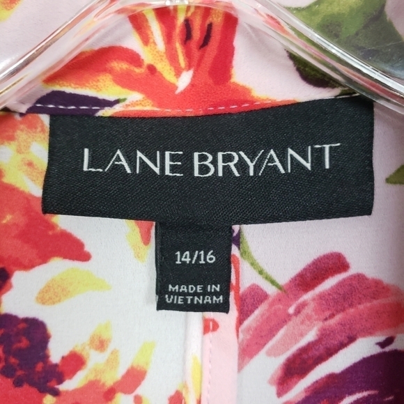LANE BRYANT Floral Kimono Top/Robe Sz 14/16 Multi-functional - Picture 11 of 11